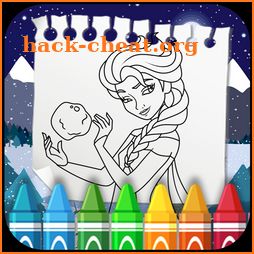 Snow Queen Coloring Games icon