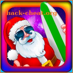 Snow Surfing Santa Escape icon