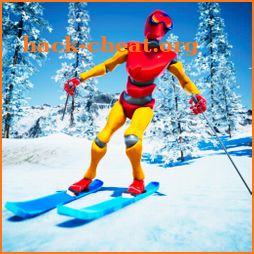 Snowboard downhill ski: mountain adventures game icon