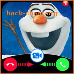 snowman video call and chat simulation game icon