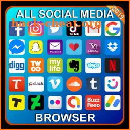 Social Media Apps All in One Social Networks App icon