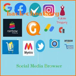 Social Media Browser - All In One Application icon