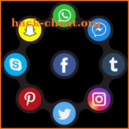 Social Networks, Messenger Media Site - All-in-one icon