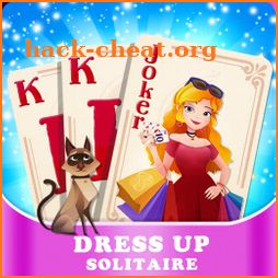 Solitaire Girl Dress Up! icon