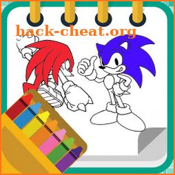 Soni Coloring Blue Cartoon icon