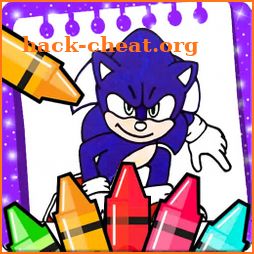 Soni Coloring Hedgehog HD Boom icon