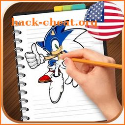 sonic coloring book icon