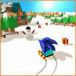 Sonic Xmas Slide: Hedgehog Dash Classic Adventure icon
