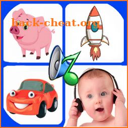 Sound for kids. Baby touch sound icon