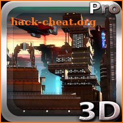 Space Cityscape 3D LWP icon