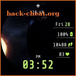 Space Explosion - watch face icon