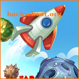 Space Frontier Flying Rocket 3D icon