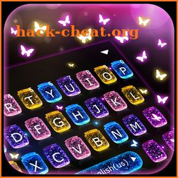 Sparkle Fairy Butterfly Keyboard Theme icon