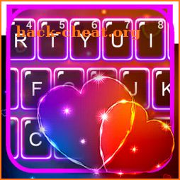 Sparkle Hearts Keyboard Theme icon
