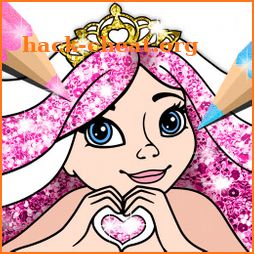 Sparkle Princess Coloring Book icon
