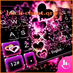 Sparkling Heart Keyboard Theme icon