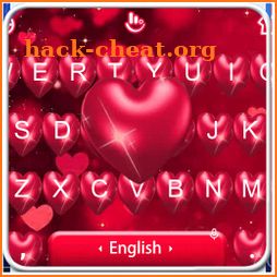 Sparkling Heart Love Keyboard Theme icon