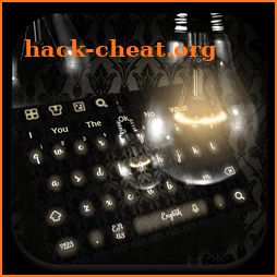 Sparkling Light Bulb Keyboard icon
