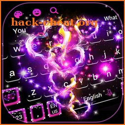 Sparkling Love Hearts Keyboard Theme icon