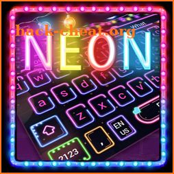 Sparkling Neon Lights Keyboard icon