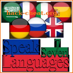 Speak 7 languages icon