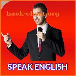 Speak English communication icon