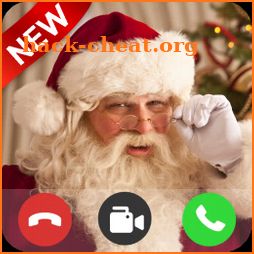 Speak to Santa Clause on fake video call & message icon