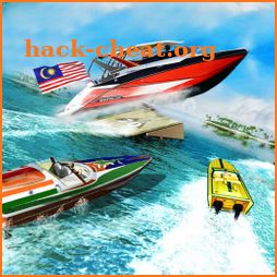 Speed Boat Racing Stunts & Water Surfing 3D Game icon