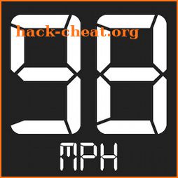 Speedometer - Car distance monitor or speed meter icon