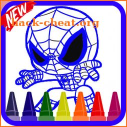 Spider Boy Coloring Book Heros icon