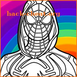Spider Boy Coloring Game icon