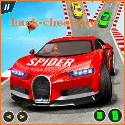 Spider Car Stunt Racing: Mega Ramp New Car Games icon
