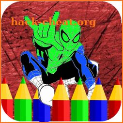 Spider Coloring Super Hero icon