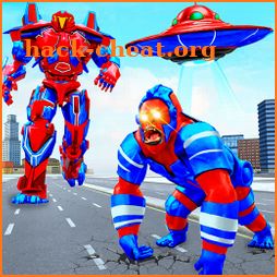 Spider Gorilla Robot Transform Rope Hero: Car Game icon