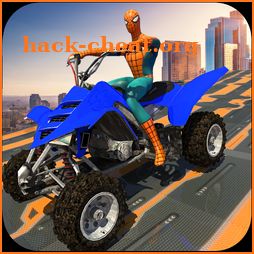 Spider hero Mega Ramp: Police Quad Bike Stunts icon