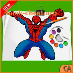 Spider-Man Coloring pages : Spider Games icon