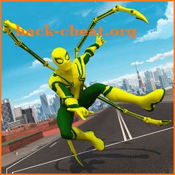 Spider Rope Hero Man Gangster Crime City Battle icon