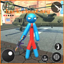 Spider Rope Hero Stickman Crime Gangster 2019 icon