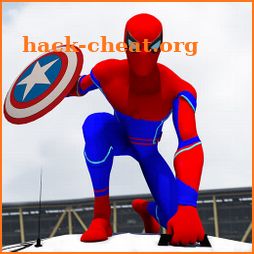 Spider Rope Man Superhero War Crime City Battle icon