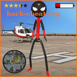 Spider Stickman Games : Las Vegas City Gangster icon