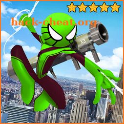 Spider Stickman Rope Hero 2 - Vegas Gangster Crime icon
