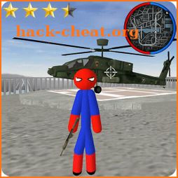 Spider Stickman Rope Hero Gangstar Crime icon