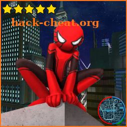 Spider Stickman Rope Hero Vegas Gangstar Crime icon