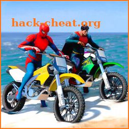 Spider Superhero Bike Stunt 3D icon
