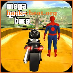 Spiderman Impossible Mega Ramp Bike BMX Track icon