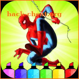 Spidey Superhero Coloring Pages icon