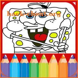 Sponge Bob Coloring Book Pages icon
