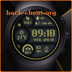 Sporty Digital Watch Face & Clock Live Wallpaper icon