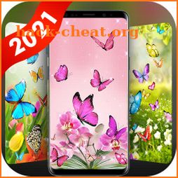 Spring Butterfly Live Wallpaper & Launcher Themes icon