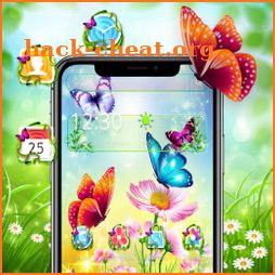 Spring Colorful Butterflies Nature Theme icon